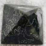 Moss Agate Pyramid