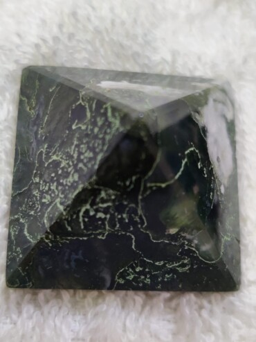 Moss Agate Pyramid