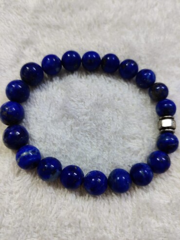 Lapiz lazuli Amethyst Bracelet